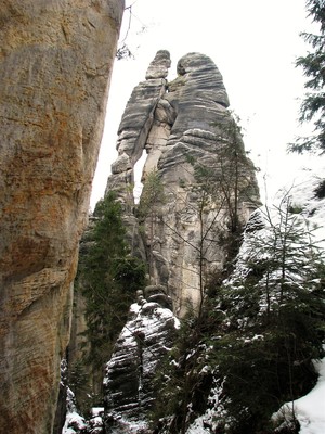 Adršpašské skály - Milenci