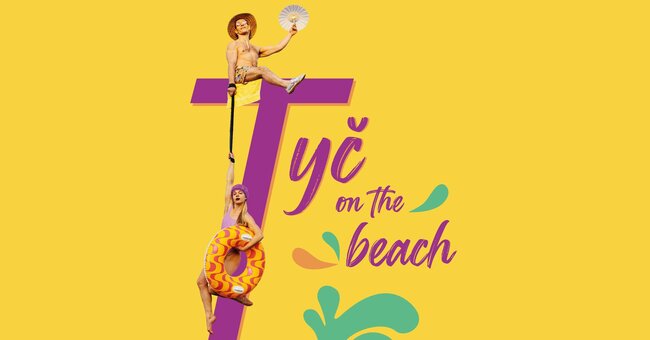 Tyč on the beach