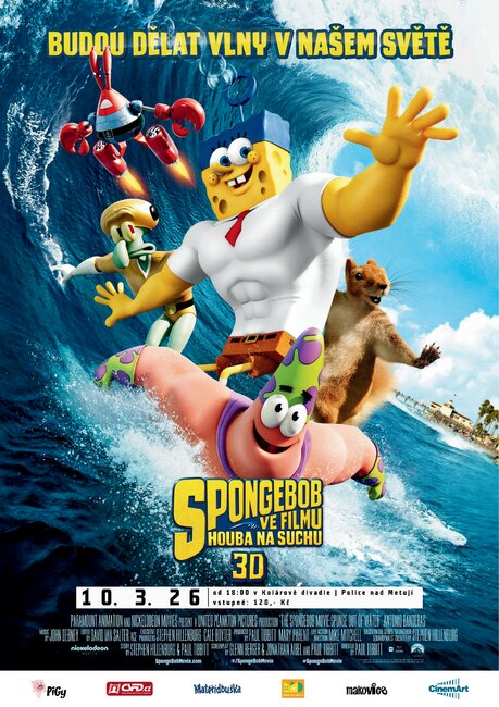 KINO: Spongebob ve filmu, houba na suchu