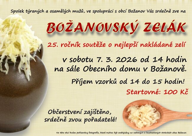 Božanovský zelák 2026